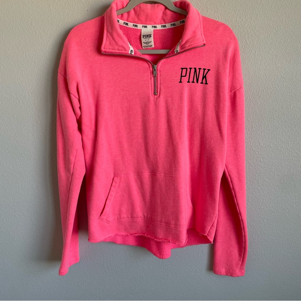 Victoria's Secret Pink Quarter Zip Pullover